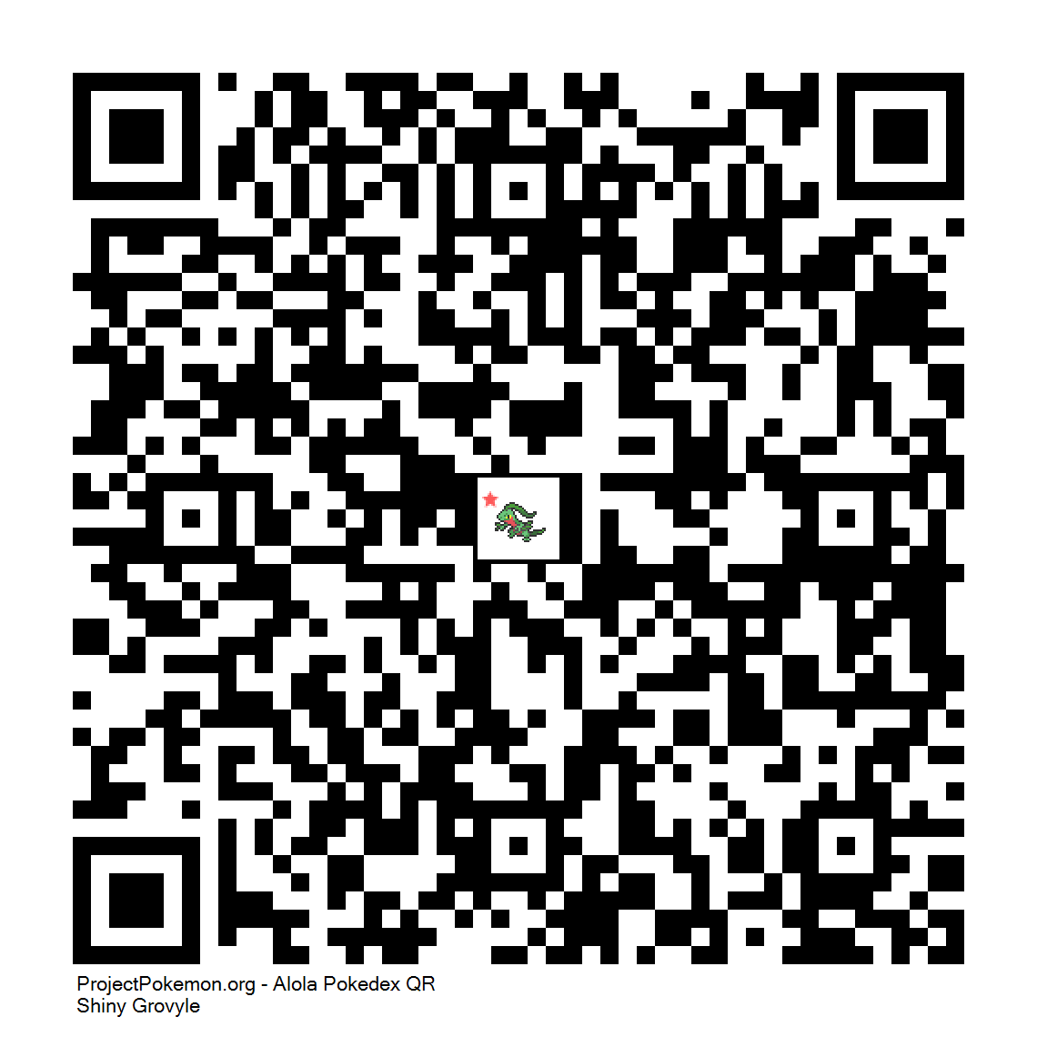 Cdigo QR de Grovyle variocolor